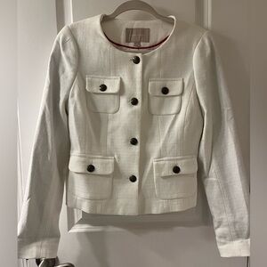 Banana Republic Cotton Weave Blazer